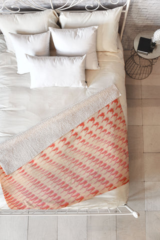 The Light Fantastic Houndstooth Polaroid Fleece Throw Blanket