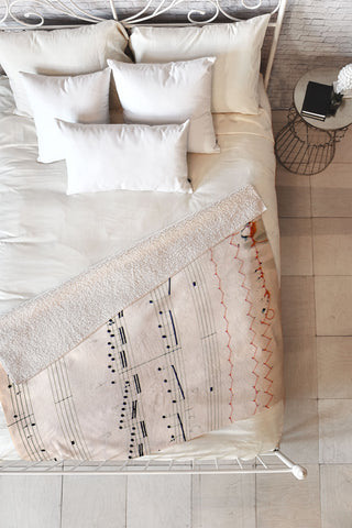 The Light Fantastic Lovely Music Fleece Throw Blanket