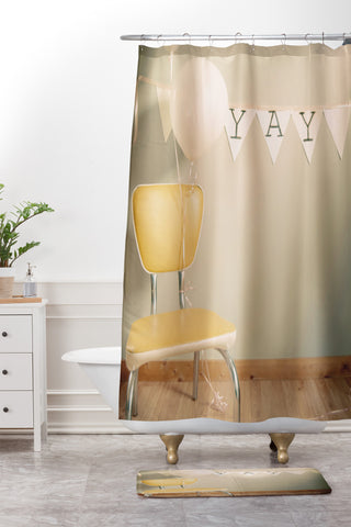 The Light Fantastic Modest Shower Curtain And Mat