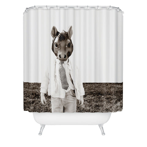 The Light Fantastic Portrait Of A Boy Shower Curtain