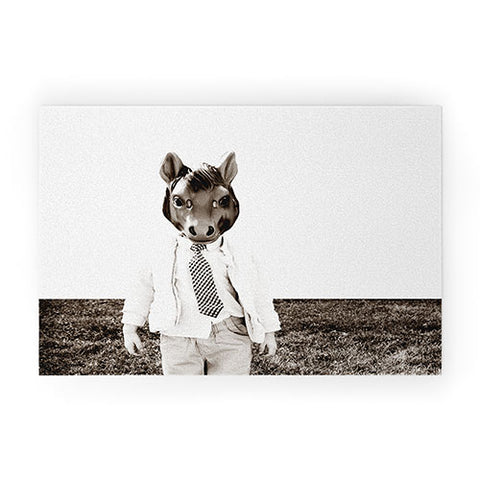 The Light Fantastic Portrait Of A Boy Welcome Mat