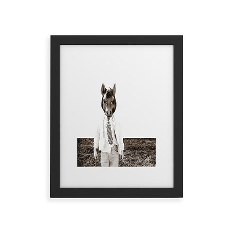 The Light Fantastic Portrait Of A Boy Framed Art Print