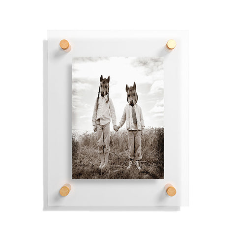 The Light Fantastic Sister And Brother Floating Acrylic Print