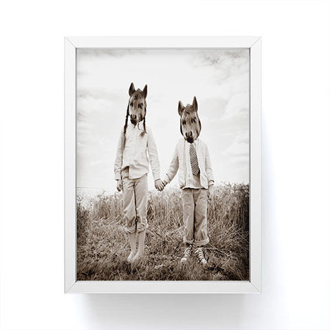 The Light Fantastic Sister And Brother Framed Mini Art Print