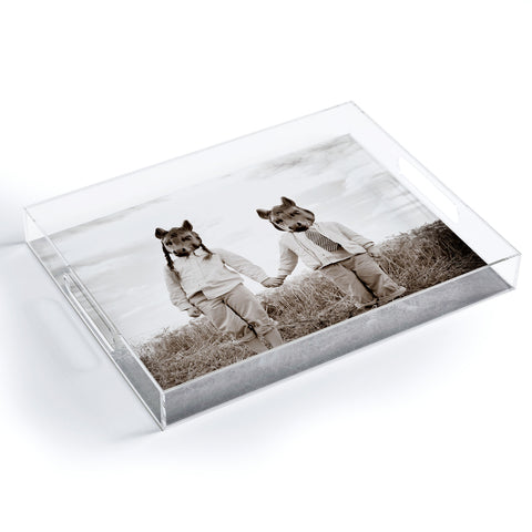 The Light Fantastic Sister And Brother Acrylic Tray