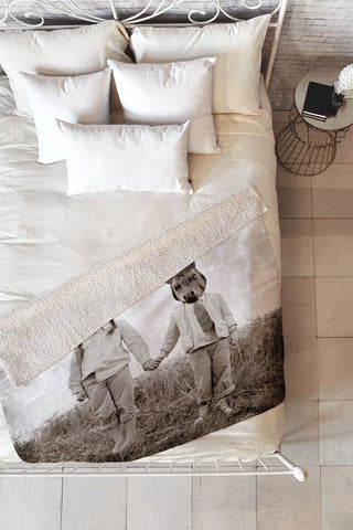 The Light Fantastic Sister And Brother Fleece Throw Blanket