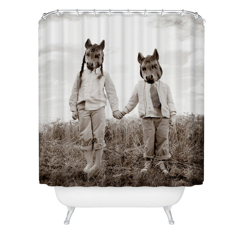 The Light Fantastic Sister And Brother Shower Curtain