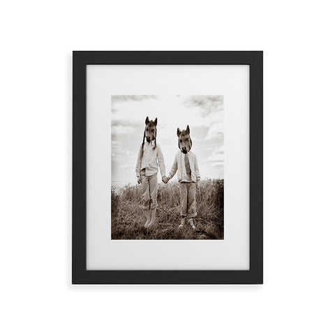 The Light Fantastic Sister And Brother Framed Art Print