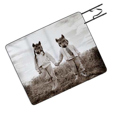 The Light Fantastic Sister And Brother Picnic Blanket