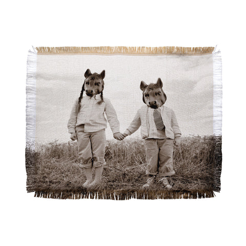 The Light Fantastic Sister And Brother Throw Blanket