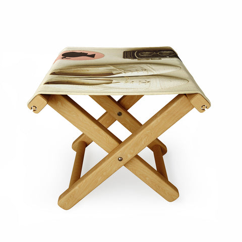 The Light Fantastic The Lady Folding Stool