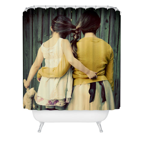 The Light Fantastic Two Girls Shower Curtain