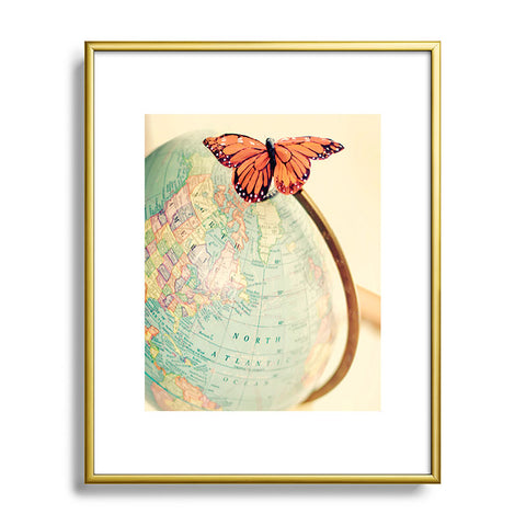The Light Fantastic World Traveller Metal Framed Art Print