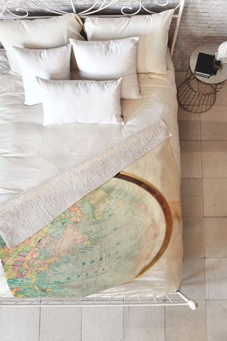 The Light Fantastic World Traveller Fleece Throw Blanket