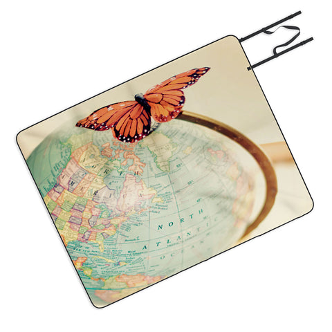 The Light Fantastic World Traveller Picnic Blanket