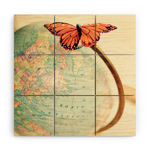 The Light Fantastic World Traveller Wood Wall Mural