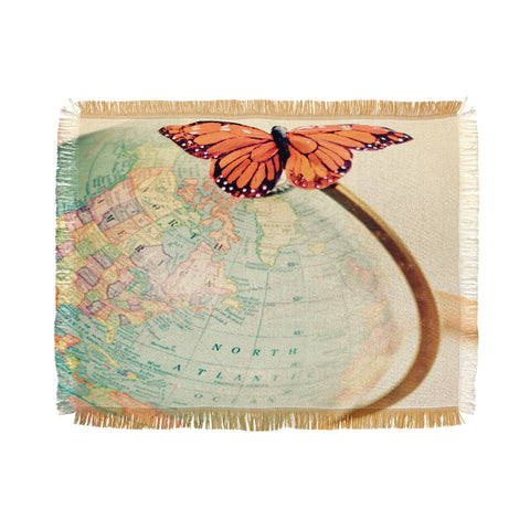 The Light Fantastic World Traveller Throw Blanket