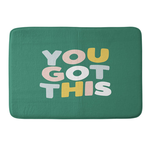 The Motivated Type You Got This I Memory Foam Bath Mat