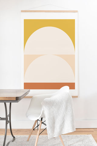 The Old Art Studio Abstract Geometric 01 Art Print And Hanger