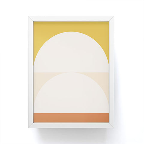 The Old Art Studio Abstract Geometric 01 Framed Mini Art Print