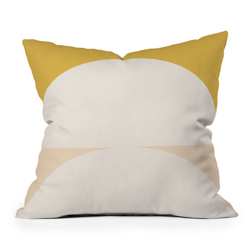 The Old Art Studio Abstract Geometric 01 Throw Pillow