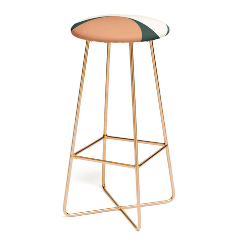 The Old Art Studio Abstract Geometric 01E Bar Stool