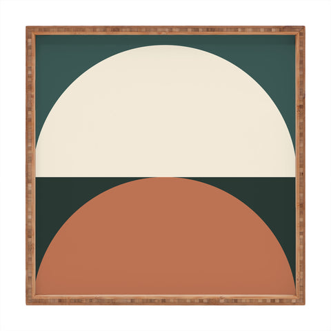 The Old Art Studio Abstract Geometric 01E Square Tray