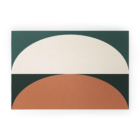 The Old Art Studio Abstract Geometric 01E Welcome Mat