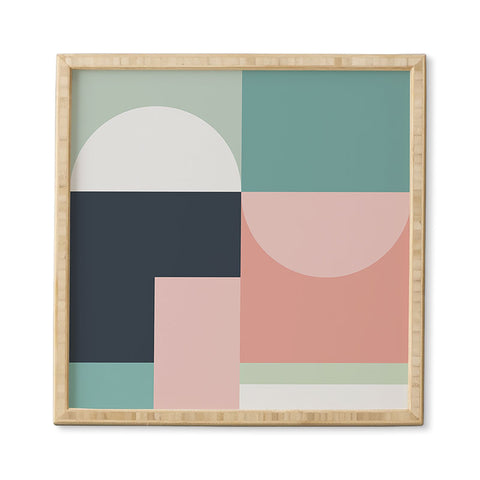 The Old Art Studio Abstract Geometric 06 Framed Wall Art