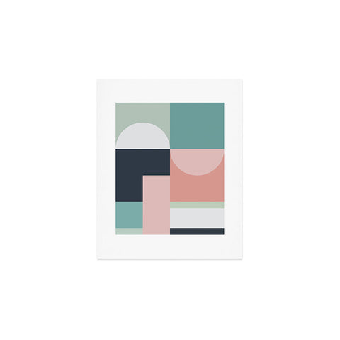 The Old Art Studio Abstract Geometric 06 Art Print