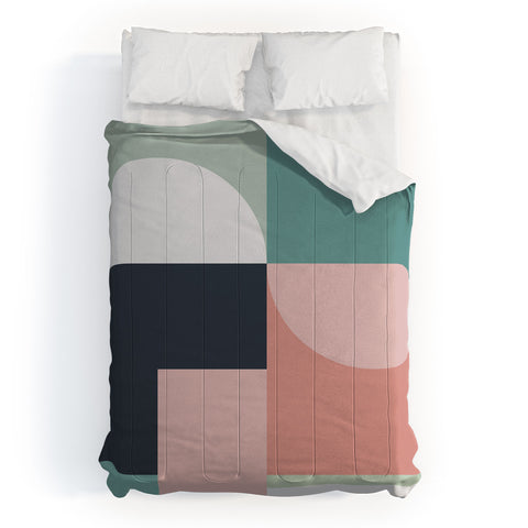The Old Art Studio Abstract Geometric 06 Comforter