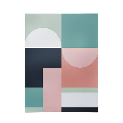 The Old Art Studio Abstract Geometric 06 Poster