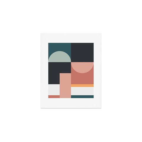 The Old Art Studio Abstract Geometric 07 Art Print