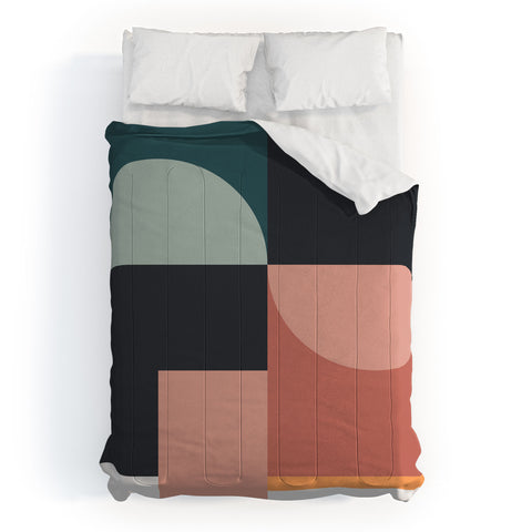 The Old Art Studio Abstract Geometric 07 Comforter