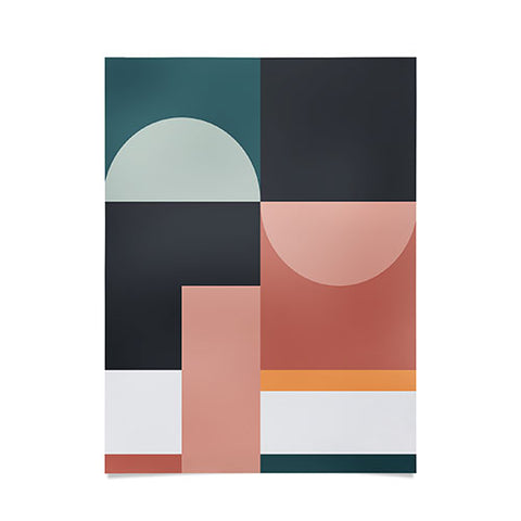 The Old Art Studio Abstract Geometric 07 Poster