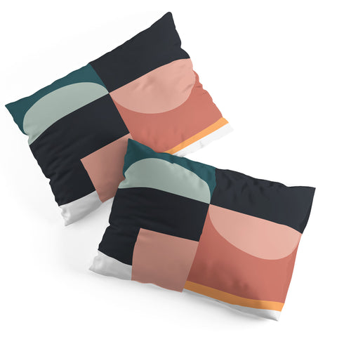 The Old Art Studio Abstract Geometric 07 Pillow Shams