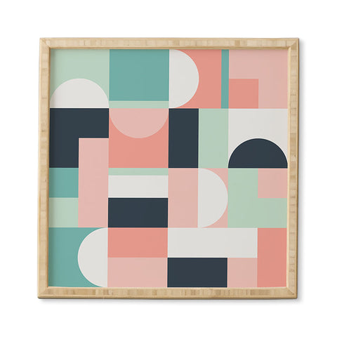 The Old Art Studio Abstract Geometric 08 Framed Wall Art