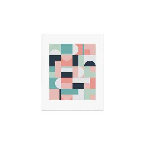 The Old Art Studio Abstract Geometric 08 Art Print