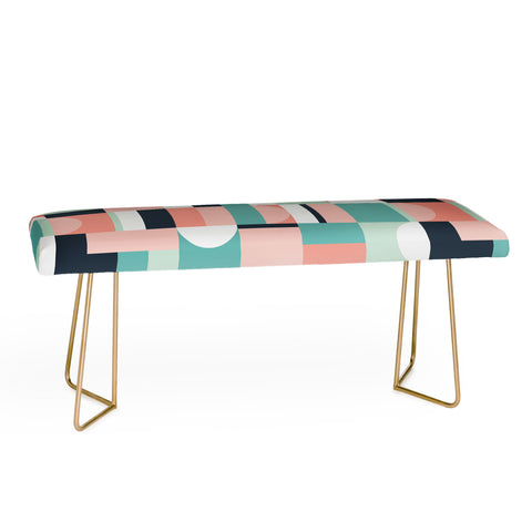 The Old Art Studio Abstract Geometric 08 Bench