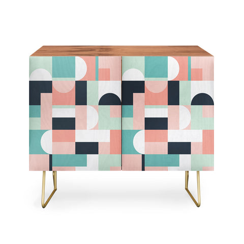 The Old Art Studio Abstract Geometric 08 Credenza