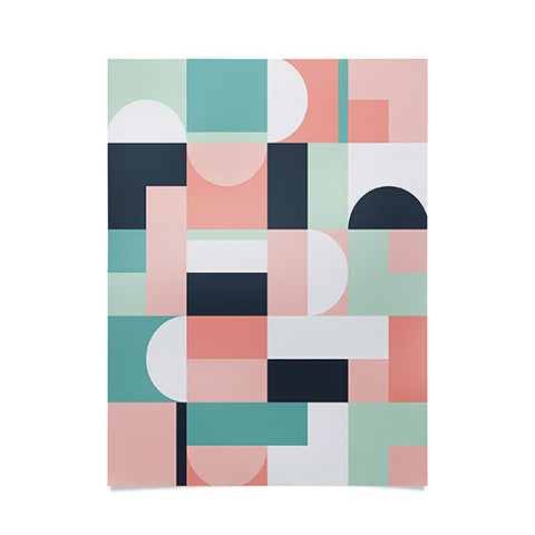 The Old Art Studio Abstract Geometric 08 Poster