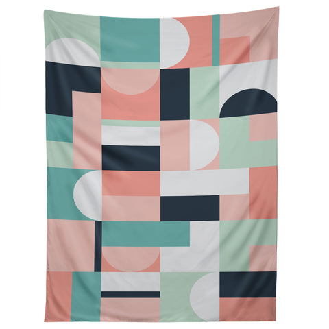 The Old Art Studio Abstract Geometric 08 Tapestry