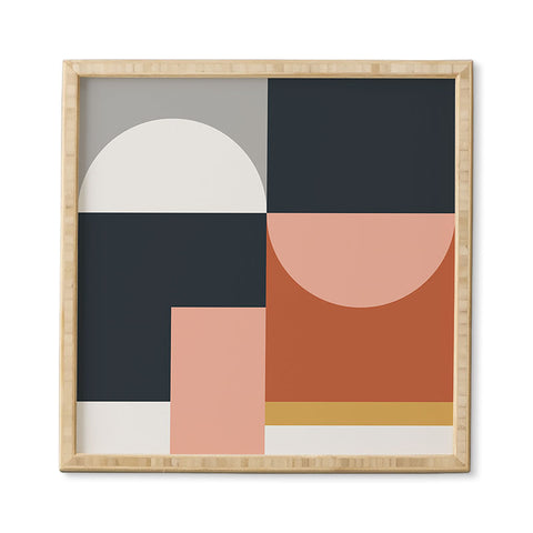 The Old Art Studio Abstract Geometric 09 Framed Wall Art