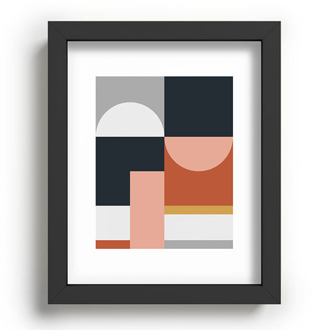 The Old Art Studio Abstract Geometric 09 Recessed Framing Rectangle