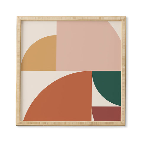 The Old Art Studio Abstract Geometric 10 Framed Wall Art