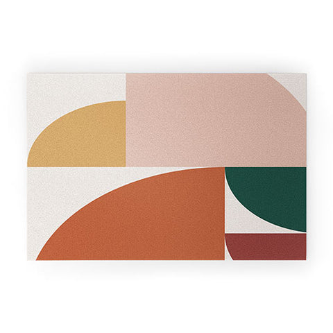 The Old Art Studio Abstract Geometric 10 Welcome Mat