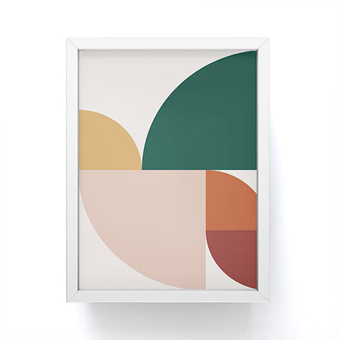 The Old Art Studio Abstract Geometric 11 Framed Mini Art Print
