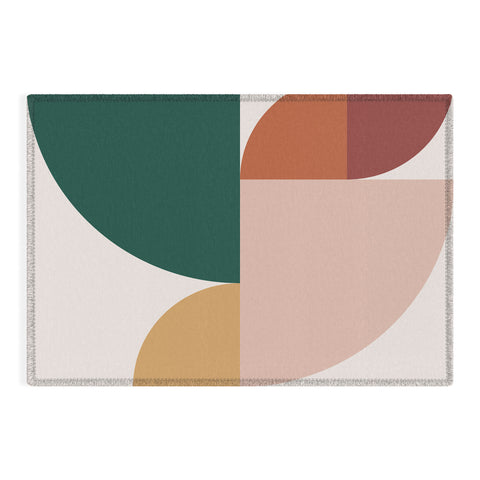 The Old Art Studio Abstract Geometric 11 Outdoor Rug