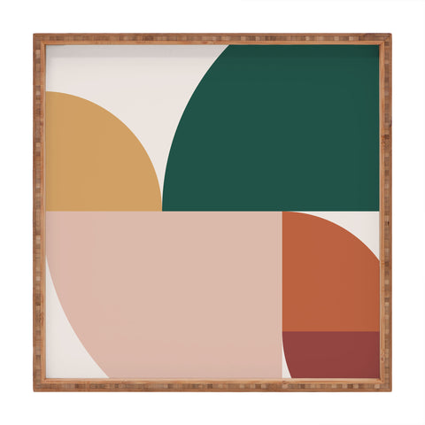 The Old Art Studio Abstract Geometric 11 Square Tray