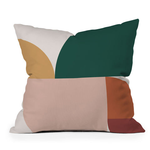 The Old Art Studio Abstract Geometric 11 Throw Pillow